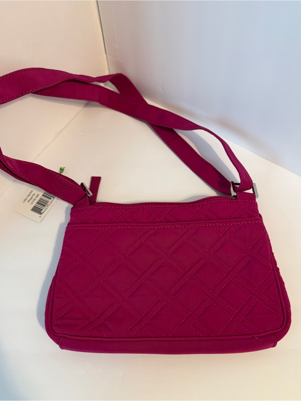 Vera Bradley Magenta Quilted Crossbody Bag - Picture 2 of 7